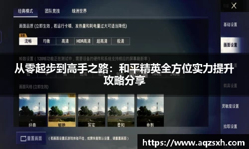 从零起步到高手之路：和平精英全方位实力提升攻略分享